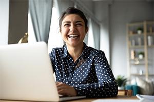 woman experiencing the benefits of peer support 